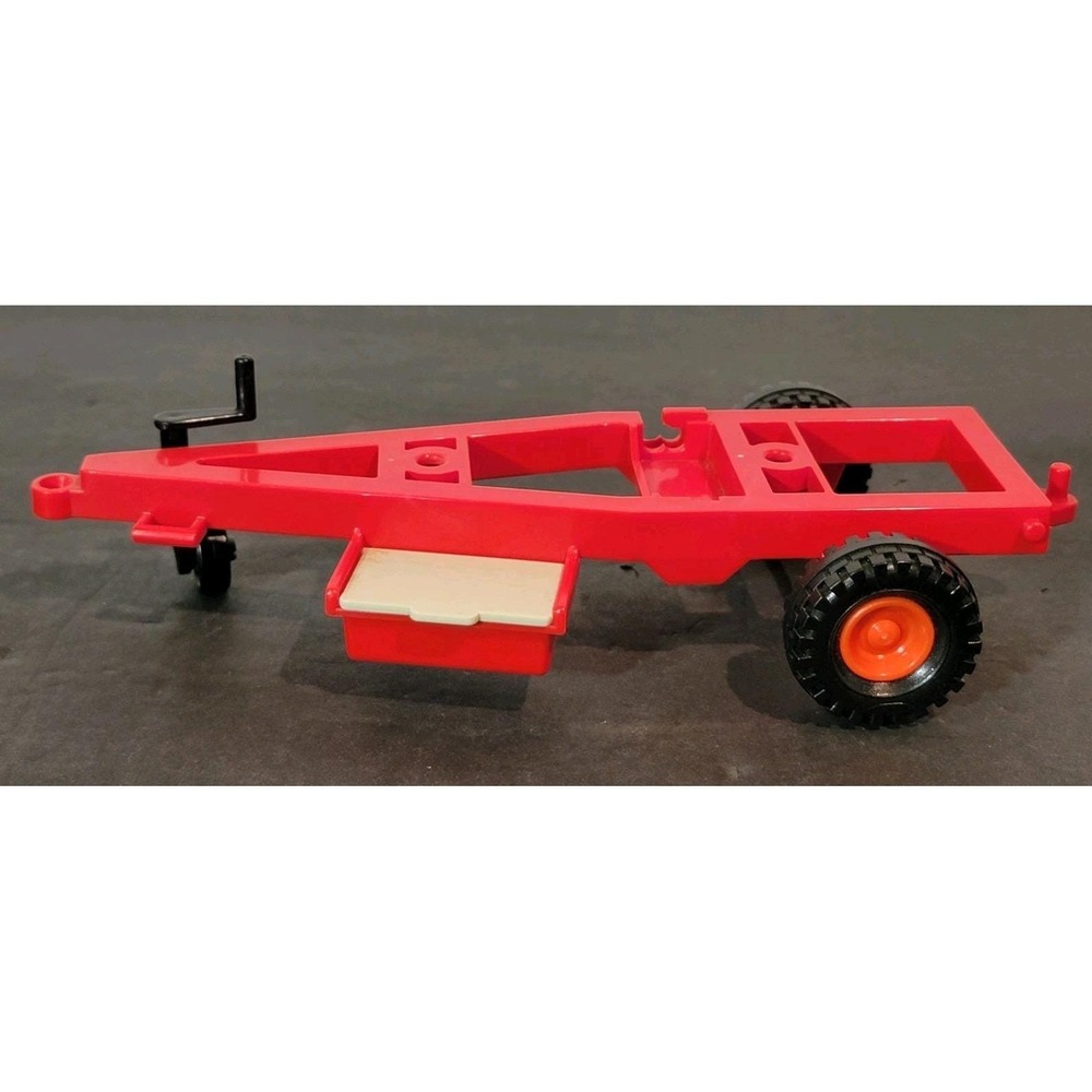Vintage Playmobil‎ Geobra 7301 Red Farm Water Trailer/Tractor Trailer Piece 1977